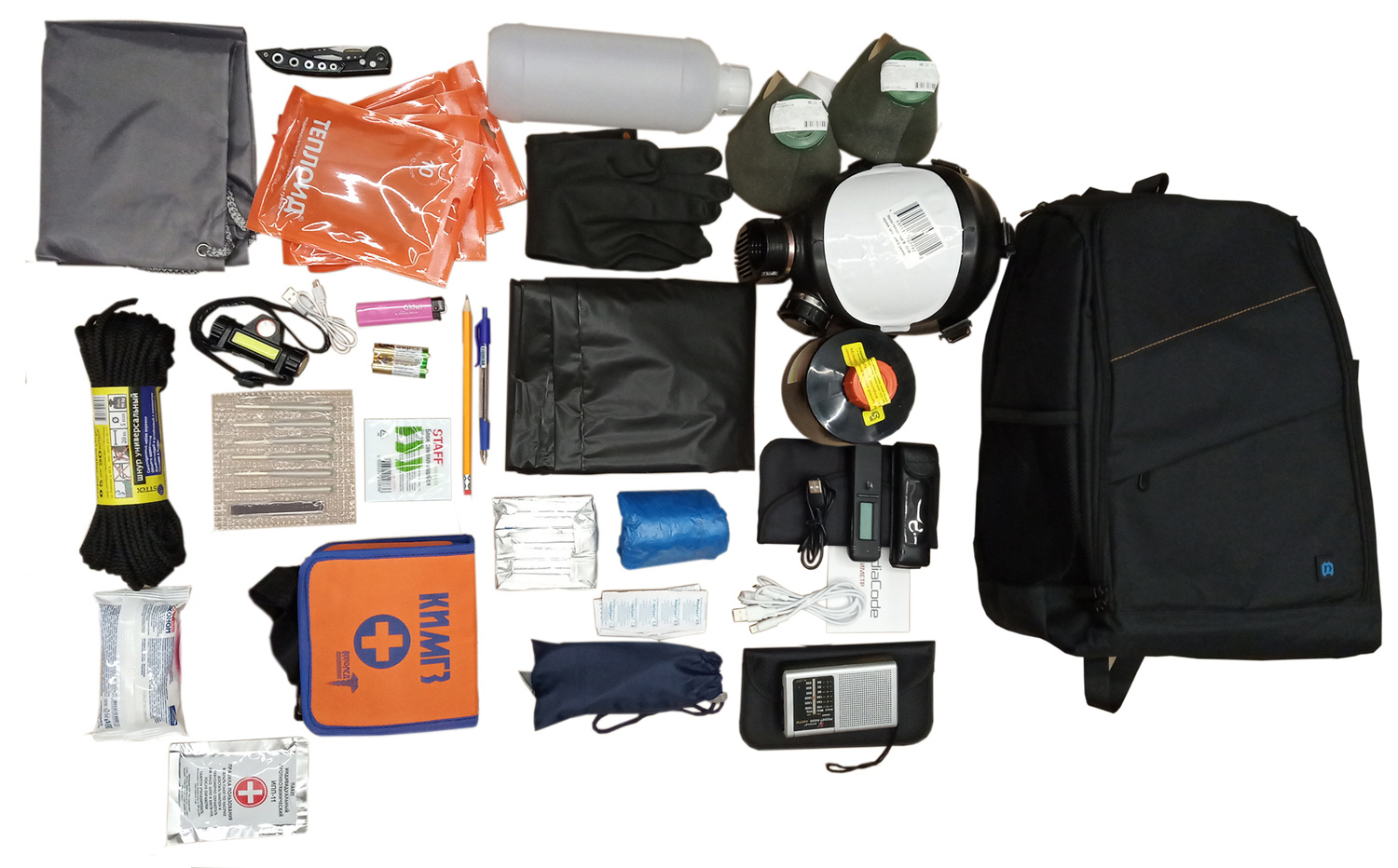 Рюкзак выживания в ядерной войне, модификация 101-гражданский