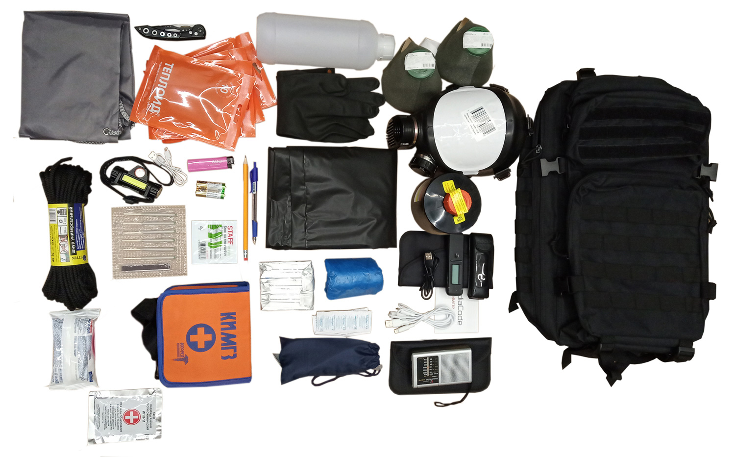 Рюкзак выживания в ядерной войне, модификация 101-тактик