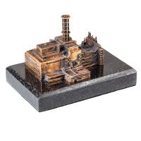 Бронзовая статуэтка - модель Чернобыльской АЭС