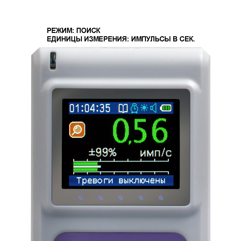 Профессиональный дозиметр RadiaScan 801 M с гос.поверкой
