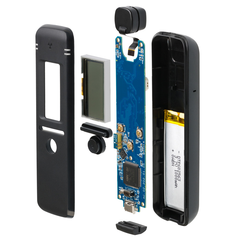 Дозиметр RadiaCode-101 с функцией спектрометрии для определения типа изотопов