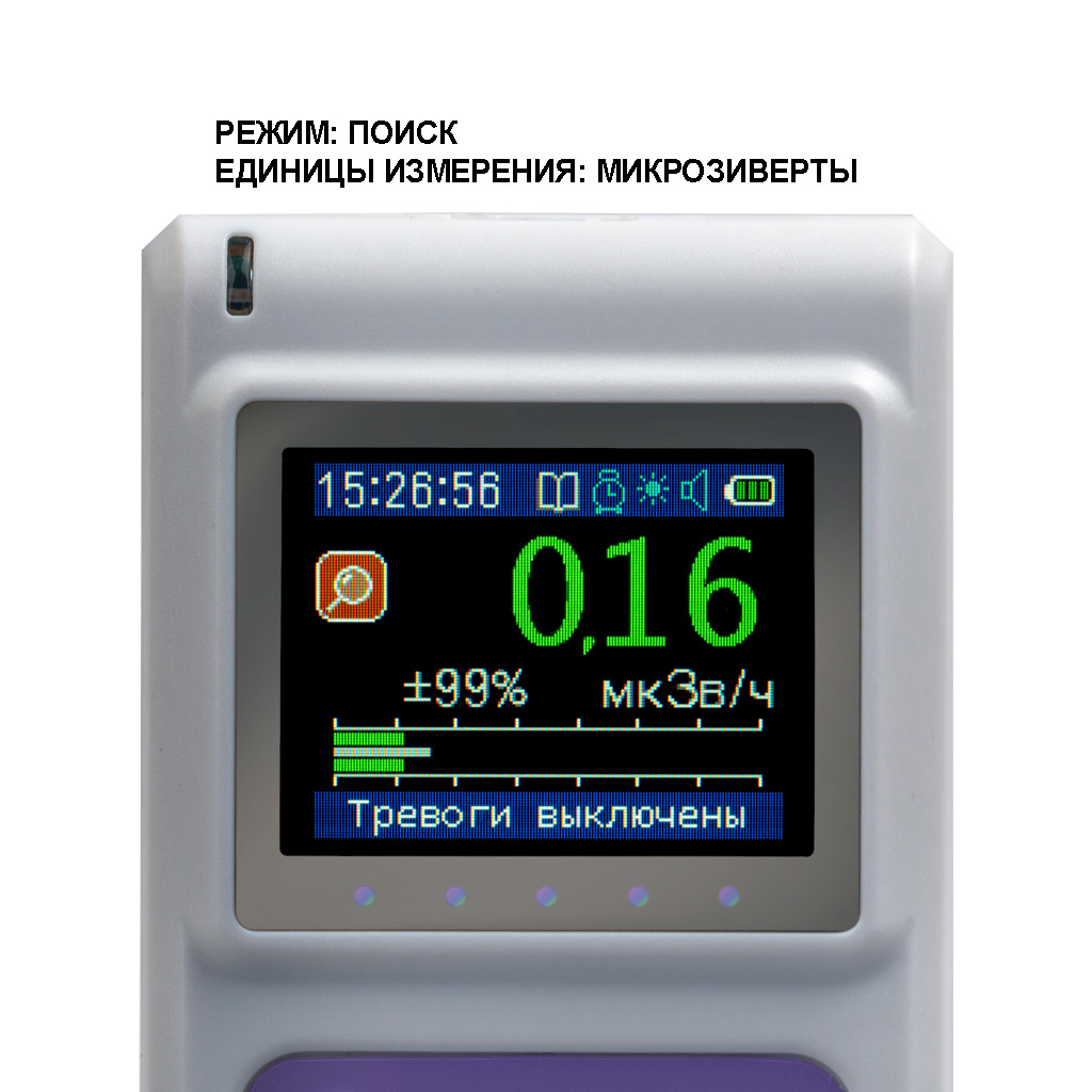 Профессиональный дозиметр RadiaScan 801 M с гос.поверкой