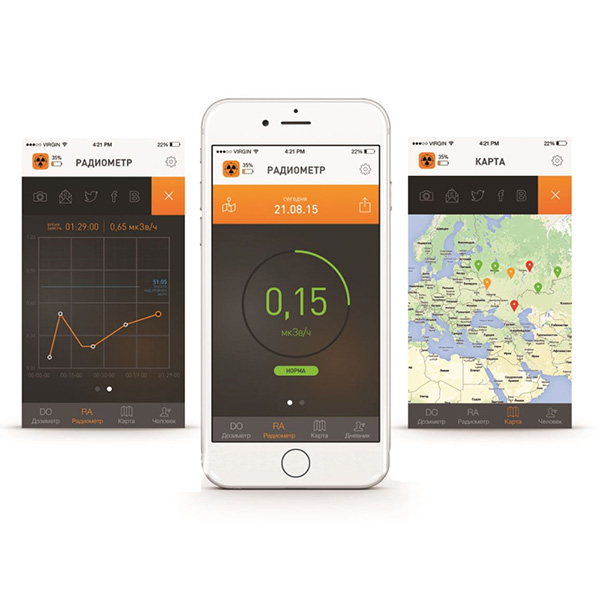 Индикатор ионизирующего излучения DO-RA.Q